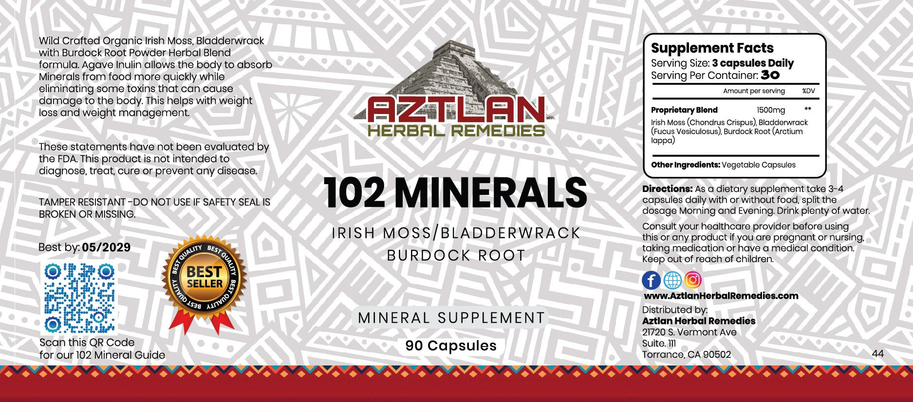 102 Minerals Capsules