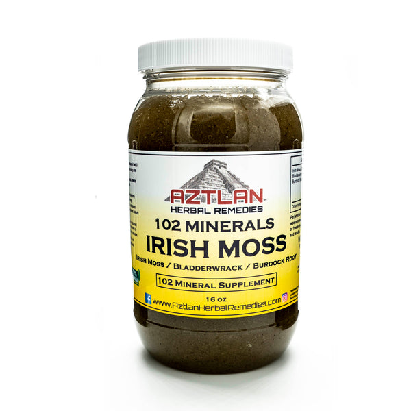 102 Mineral Gel Irish Moss/Bladderwrack/Burdock Root 16oz