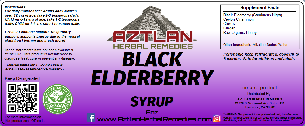 Black Elderberry Syrup