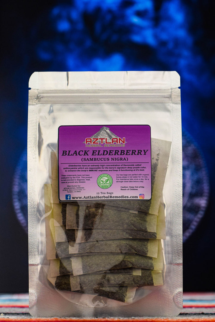 Black Elderberry Tea - Buy Elderberry Tea | Aztlan Herbal Remedies